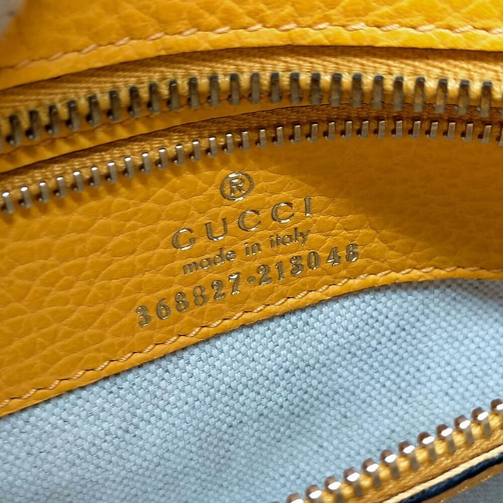 Gucci Yellow Leather Mini Swing Tote Bag ✅COA Included - Picture 16 of 16